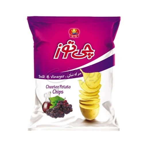 چیپس سرکه نمکی متوسط چی توز