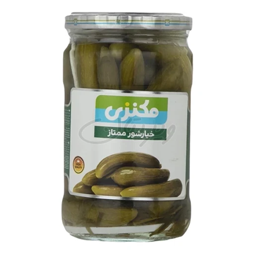 خیارشور ممتاز شیشه 660گرمی مکنزی