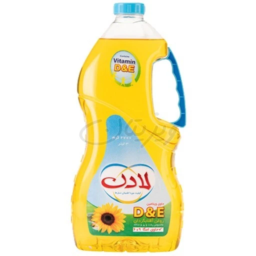 روغن آفتابگردان ویتامینه آبی 1620گرمی لادن طلایی