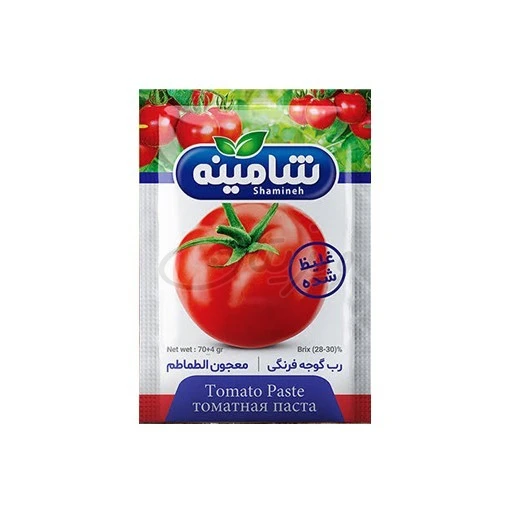 رب گوجه فرنگی غلیظ شده ساشه 70گرمی شامینه