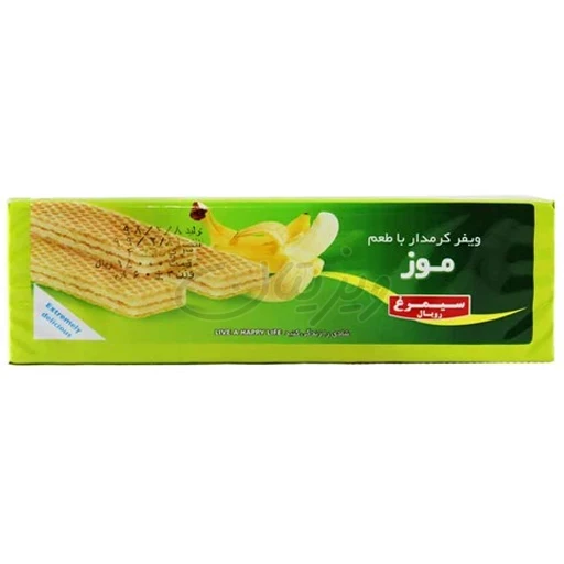 ویفر موزی 65گرمی سیمرغ