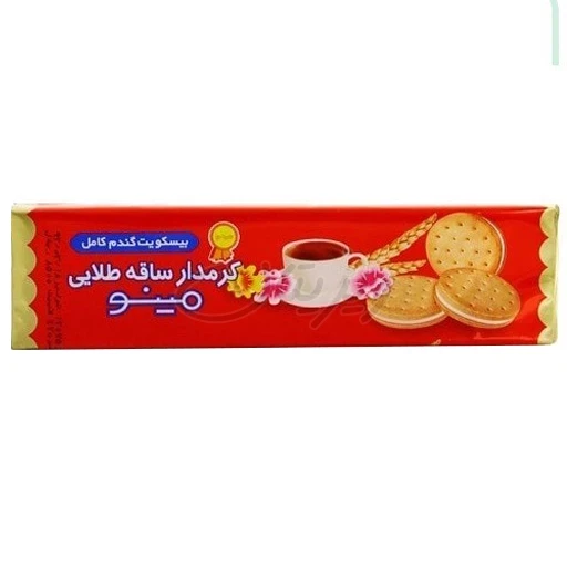 بیسکوییت کرمدار مانژ 195گرمی 48عددی ساقه طلایی مینو