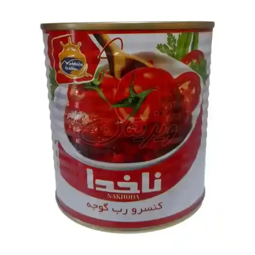 رب گوجه فرنگی کلید دار 800گرمی ناخدا