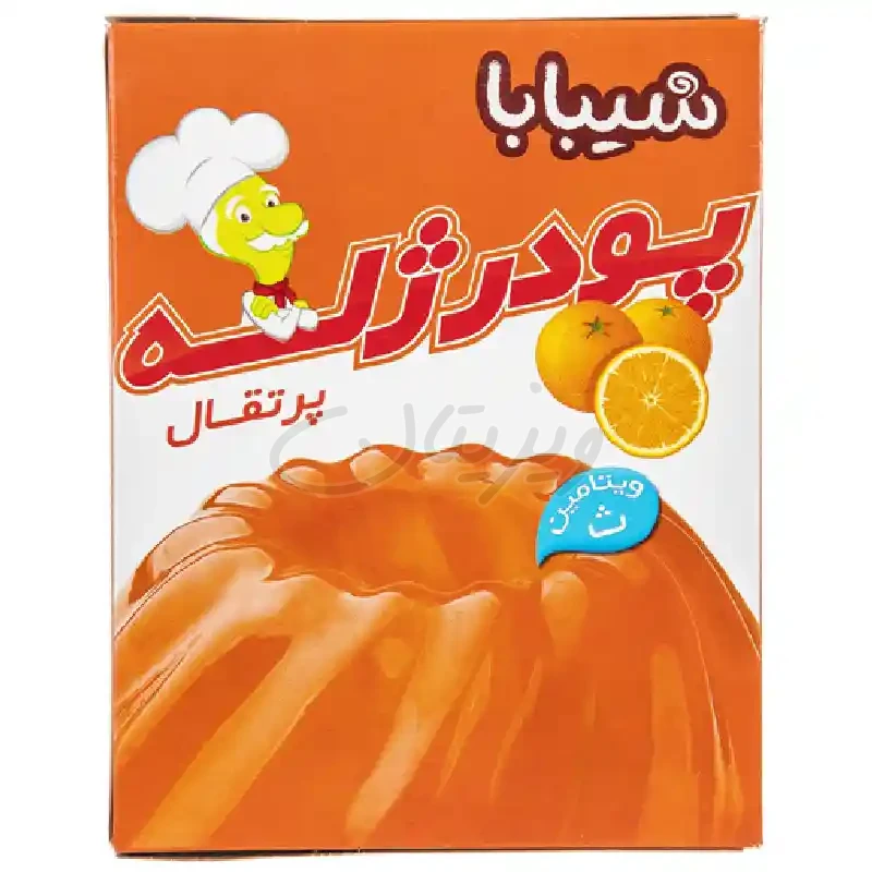 پودر ژله پرتقال شیبابا
