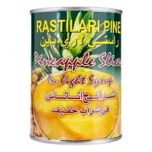 کمپوت آناناس حلقه راستی لاری