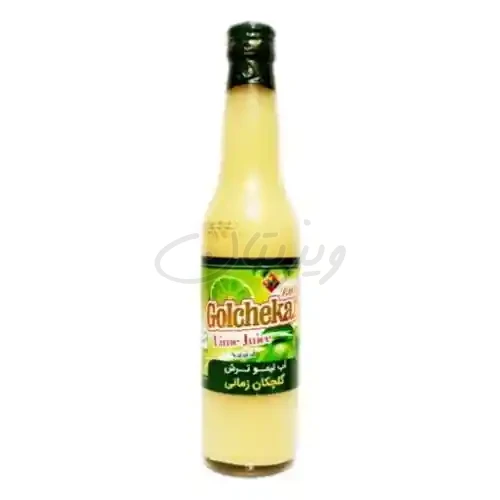 آبلیمو طبیعی شیشه 400میل گلچکان زمانی