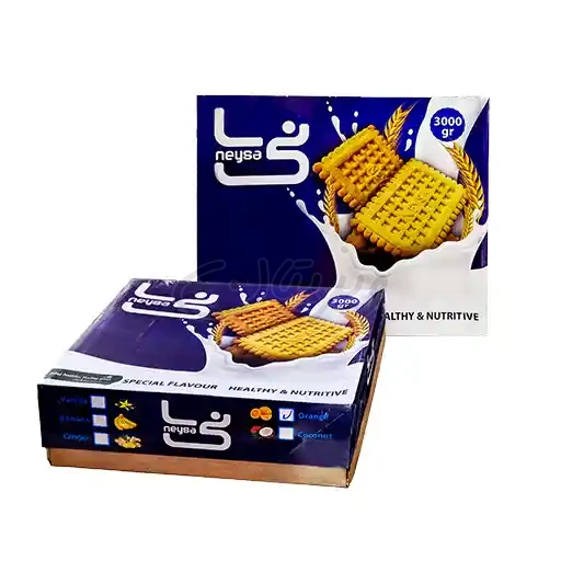 بیسکوییت پنجره کاکائویی ۳کیلویی نی سا