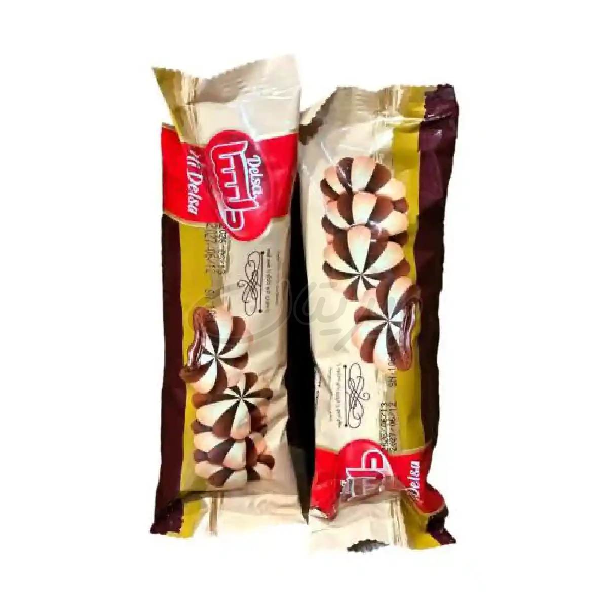 بیسکوییت دو رنگ ۸۰گرمی دلسا