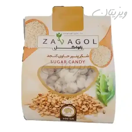 آبنبات کنجدی 300گرمی زاواگل