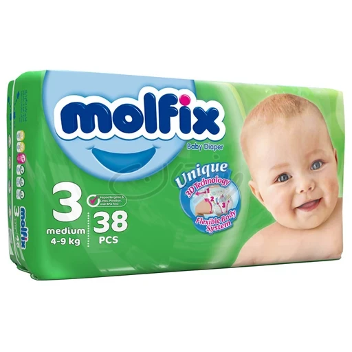 پوشک بچه سایز3(38عددی) مولفیکس