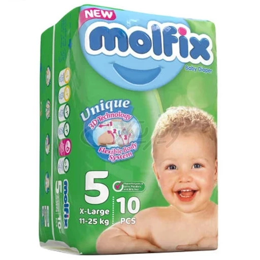پوشک بچه سایز5(10عددی) مولفیکس
