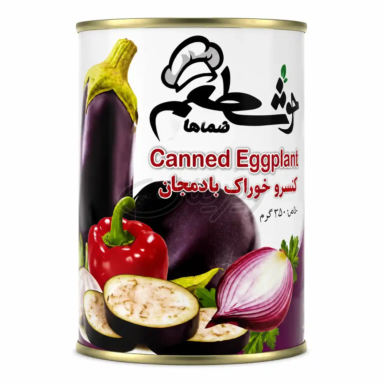 خوراک بادمجان 350گرمی خوش طعم