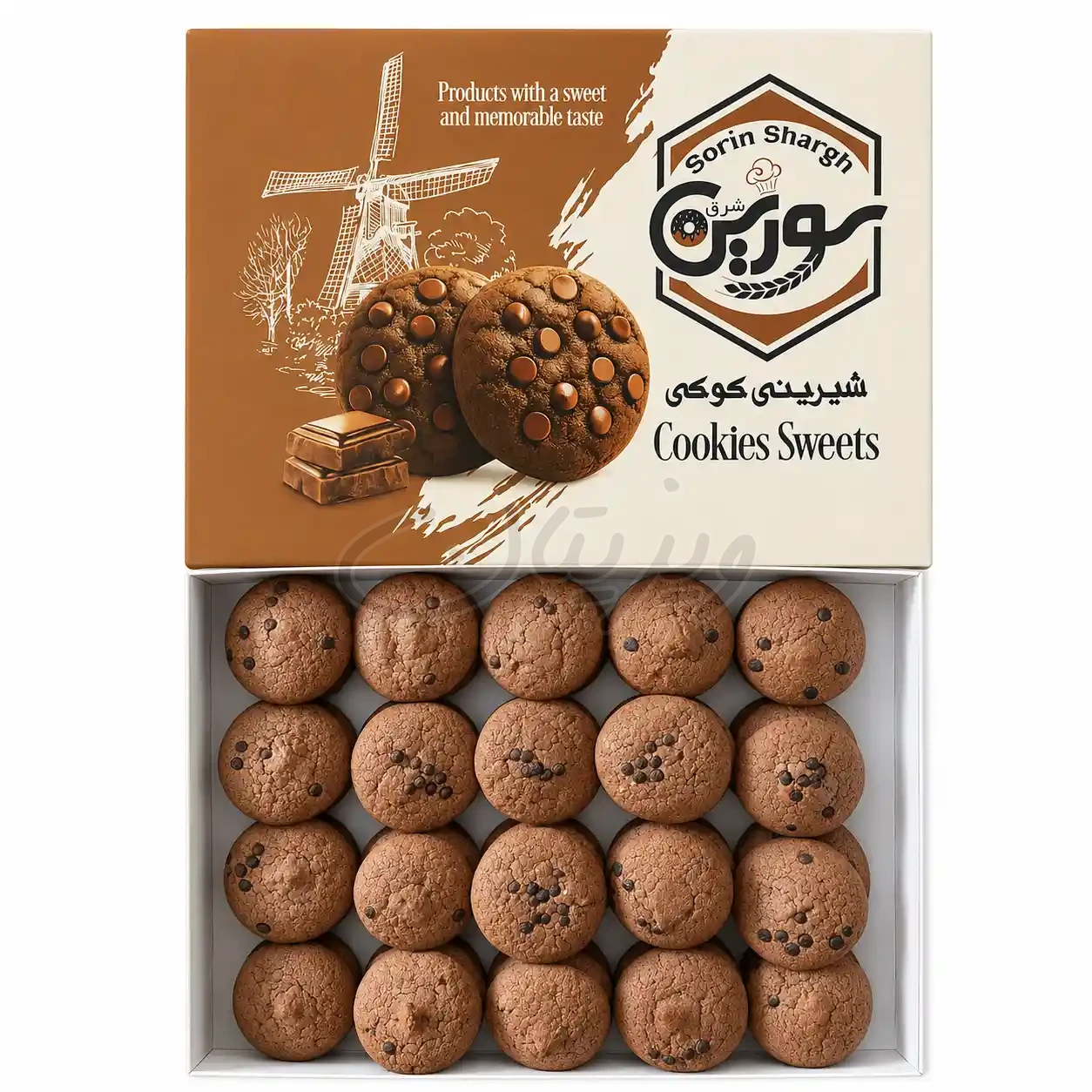 کوکی شکلاتی 2.5کیلویی سورین شرق