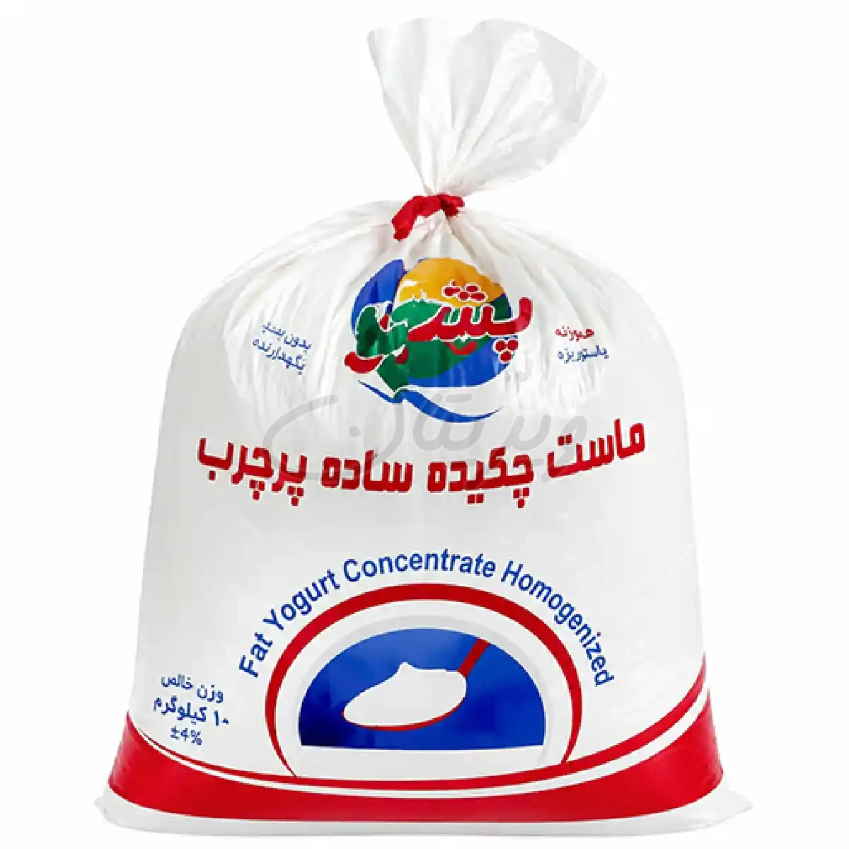 ماست چکيده 5درصد پرچرب 10کیلویی بشیر
