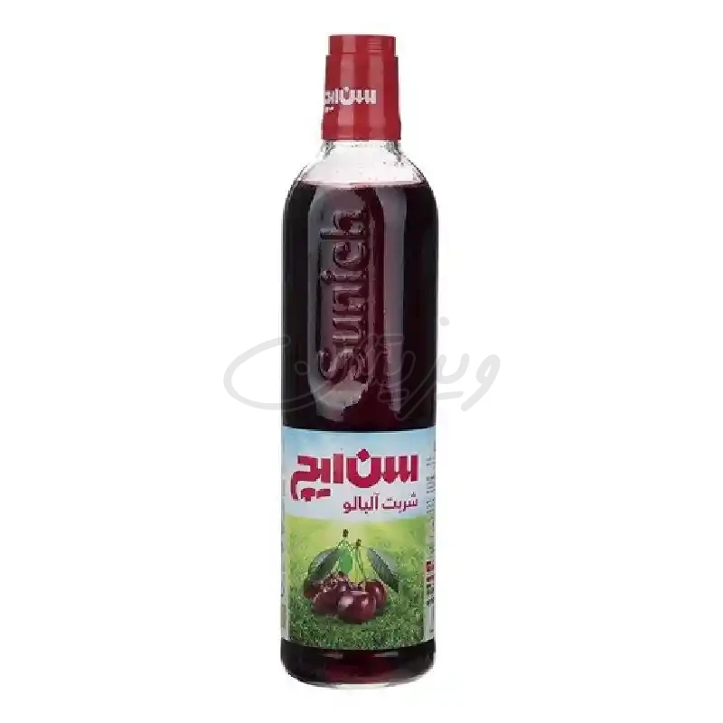 شربت آلبالو شیشه 600سی سی سن ایچ