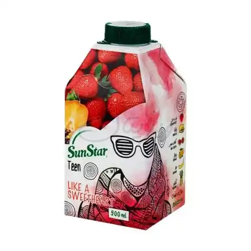 آبمیوه پریمیوم مثل یه دوست تتراپک 500میل سان استار