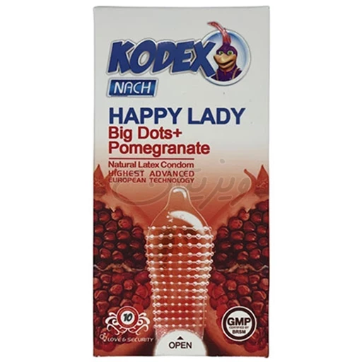 کاندوم مدل Happy lady(10عددی) ناچ کدکس