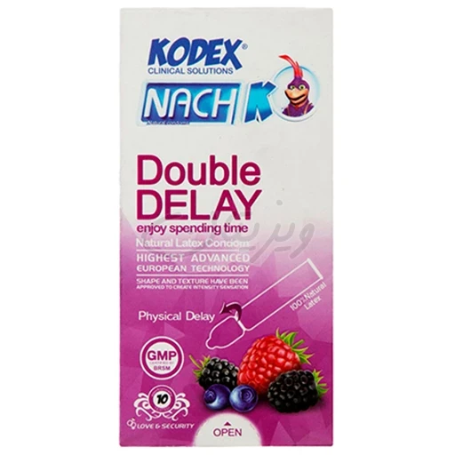 کاندوم مدل Double DELAY(10عددی) ناچ کدکس